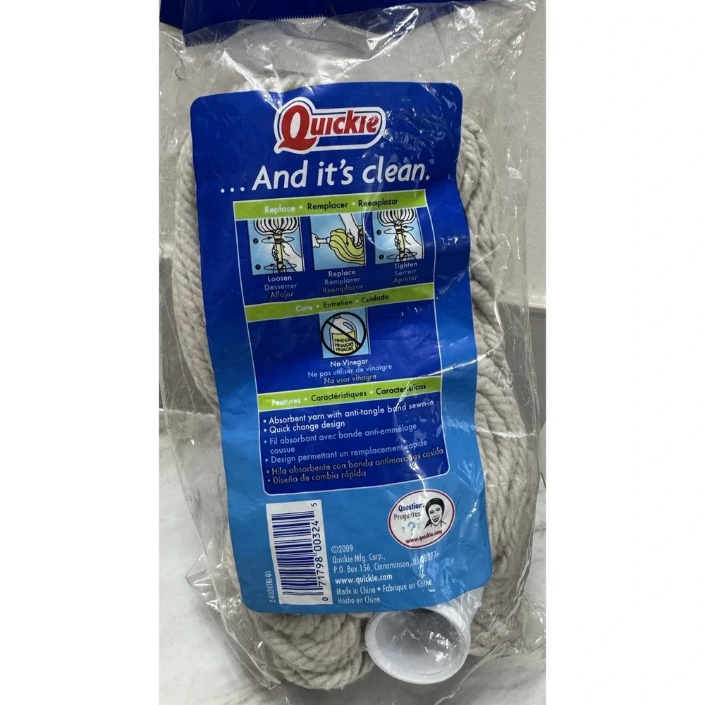 Quickie Original Marvel Mop Refill #034 0324 NEW